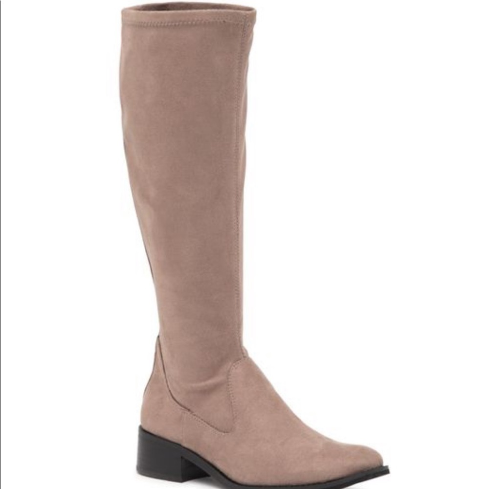 Donald Pilner Zela Suede Stretch Boot